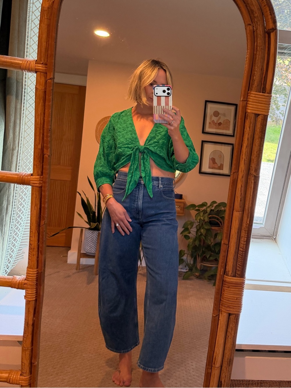 Cropped Zara blouse